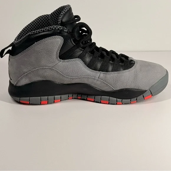 Air Jordan 10 Retro Cool Grey Men's Size 12 - 310805-022 - Picture 8 of 10